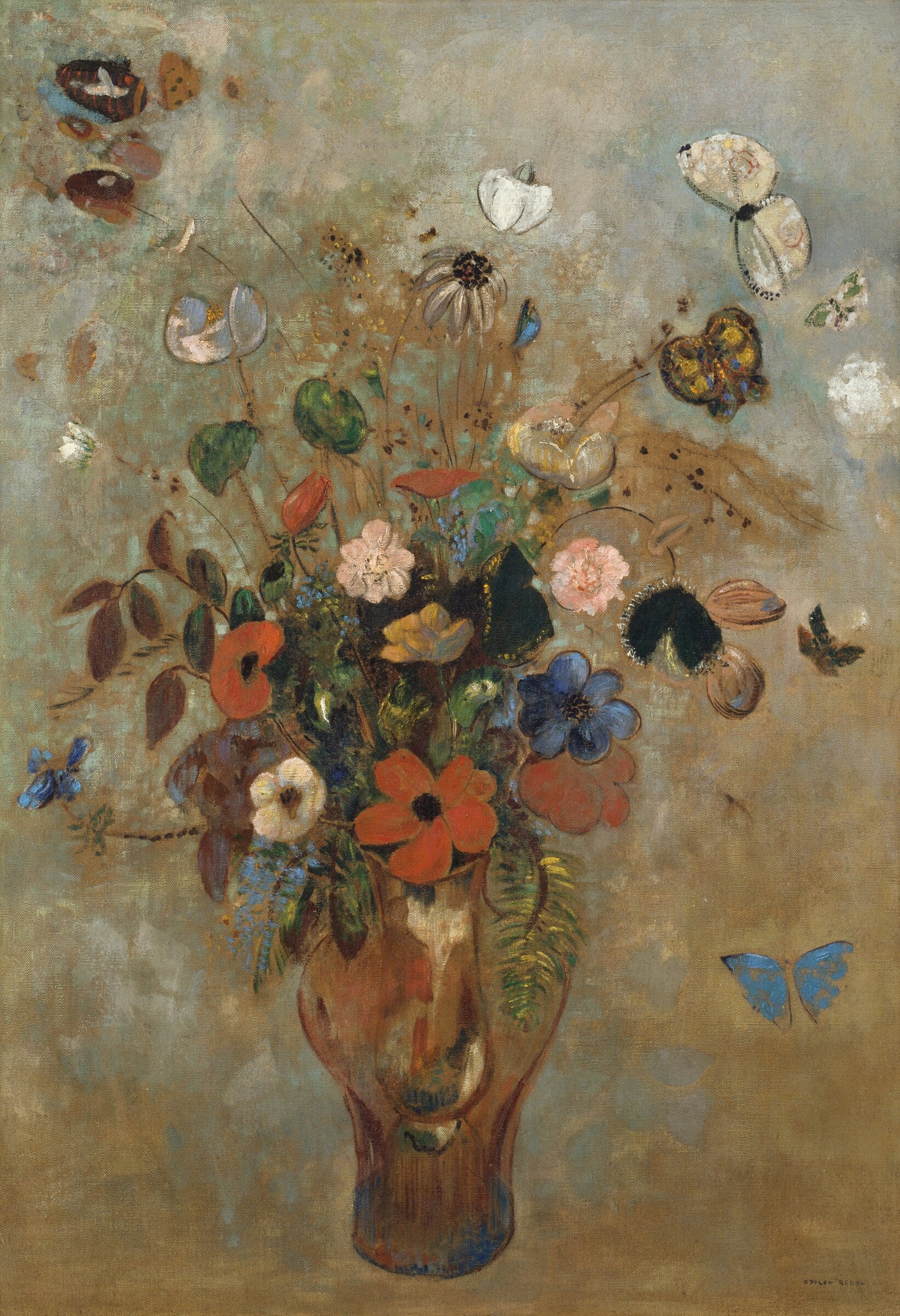 Still Life with Flowers by Odilon Redon — Signatures du Monde Prints
